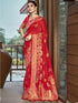 Deeva Sarees Red Silk Saree